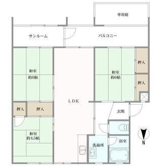 天白第一住宅の間取図