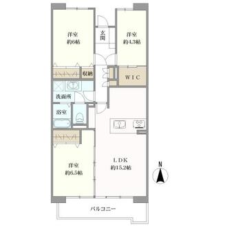 サンハイツ八事ふじみの間取図