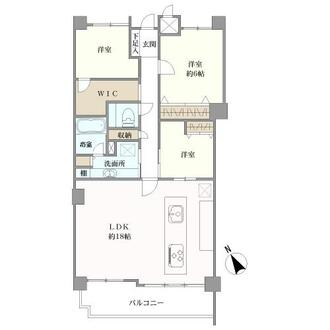 シャトー平手　の間取図