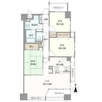 栄シティハウスの間取図