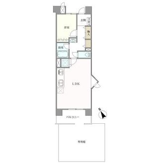 ライオンズマンション杁中ガーデンの間取図