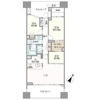 Ｔｈｅ目黒四季レジデンスの間取図