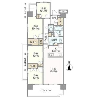 プラウドシティ吉祥寺の間取図