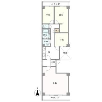 カーサ中目黒の間取図