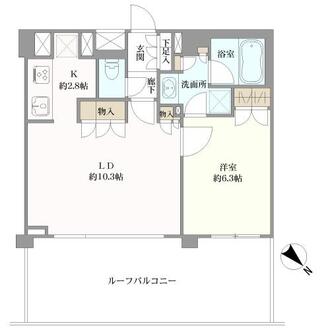 小石川ザ・レジデンスの間取図