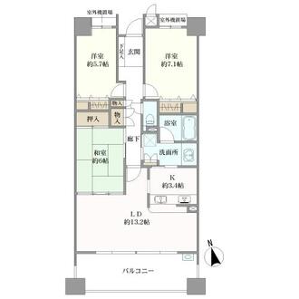 サーラステージ瑞穂ケ丘の間取図