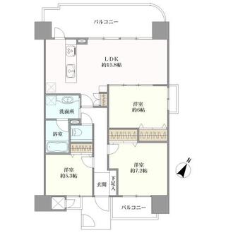 アヴェーレ守口の間取図