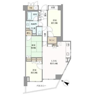 Ｄ’クラディア横浜白楽の間取図