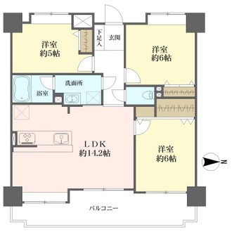 フローレンス井口「学園前」の間取図