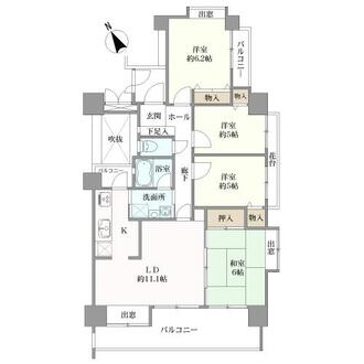五日市ヒューマンズの間取図
