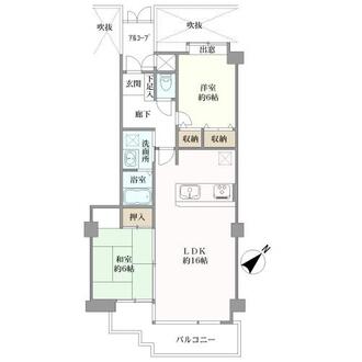 ダイアパレス高須の間取図