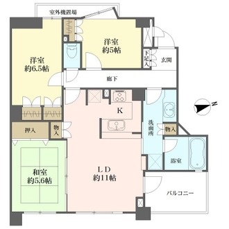 ラヴィドール目白の間取図