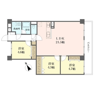 日商岩井南千住マンションの間取図