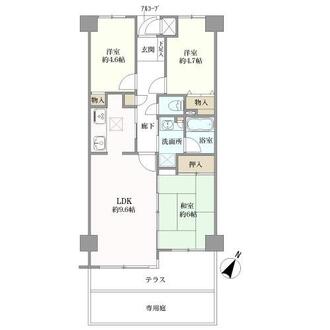東急ドエルアルス行徳の間取図