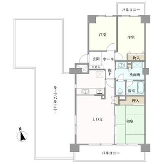 シティコア・フドウ市川の間取図