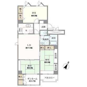 コープ西船橋の間取図