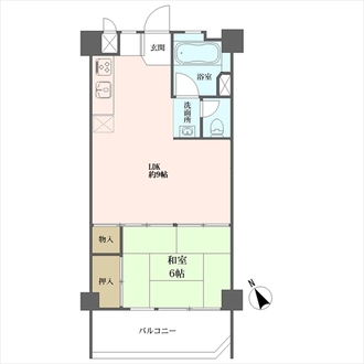 ライオンズマンション下丸子の間取図