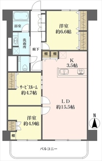 シーアイマンション大岡山の間取図