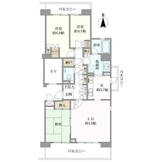 横浜星の丘ビューシティの間取図