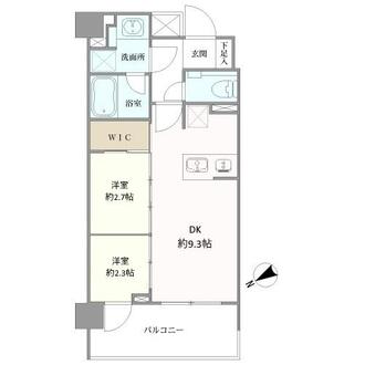 ピアース用賀レジデンスの間取図