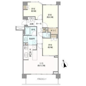 パークホームズ等々力レジデンススクエアの間取図
