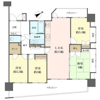 サングレート井尻駅前の間取図