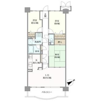 のむら小笹ヒルズの間取図