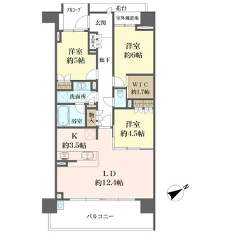 グランドメゾン仙川の間取図