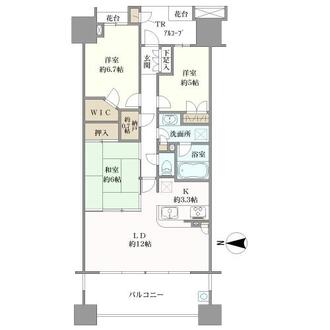 東京テラスの間取図