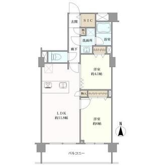 グランベル鷺宮サンクチュアリの間取図
