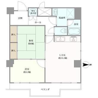 三条高倉アーバンライフの間取図
