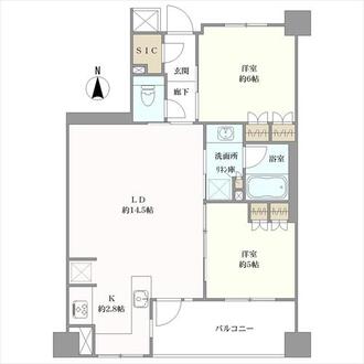 ライオンズ京都小川御所の間取図