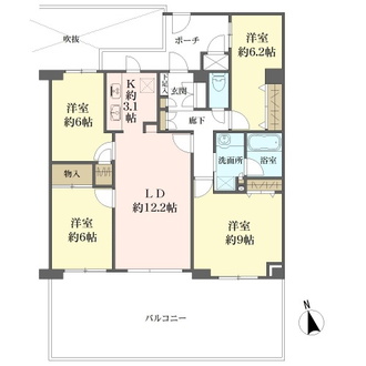 コスモ鎌倉玉縄の間取図