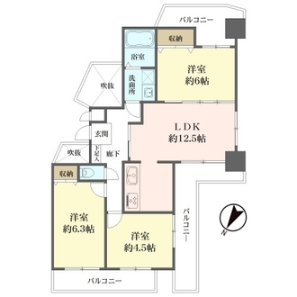 リーガル神戸元町の間取図