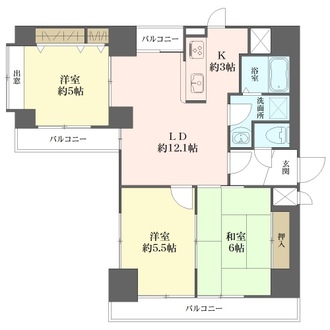 フィエルテ四条烏丸シュッドの間取図