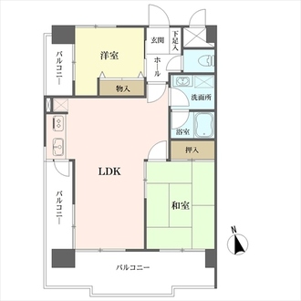 ルミエール御池の間取図
