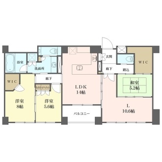 ＴＨＥ　ＲＥＳＩＤＥＮＣＥ京都東洞院四条の間取図