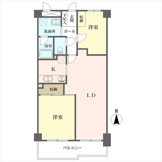 サンマンション丸太町の間取図