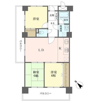 ユーハウス新瑞の間取図