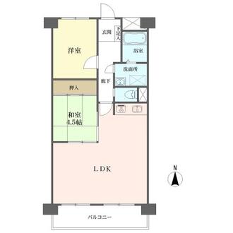 エバーグリーン八島の間取図