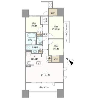 ザ・パークハウス名古屋の間取図