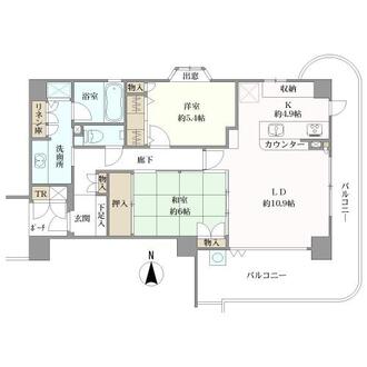 サンパーク名駅スクエアの間取図