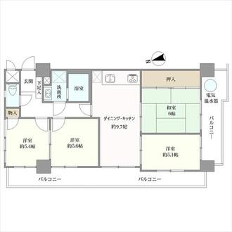 シティライフ空港南の間取図