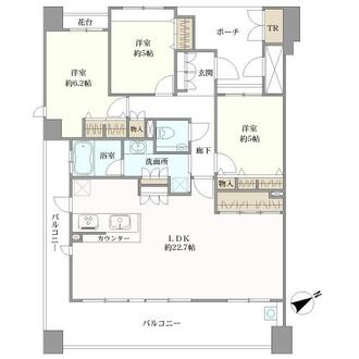 ＭＪＲ和白丘の間取図