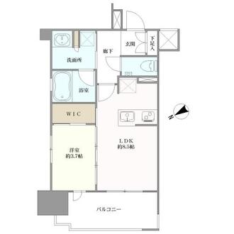 オープンレジデンシア馬出九大病院前の間取図