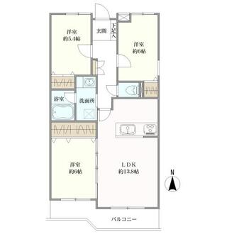 藤崎ロジュマンの間取図