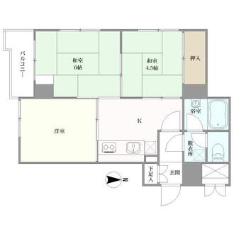 ＧＳハイム築地の間取図