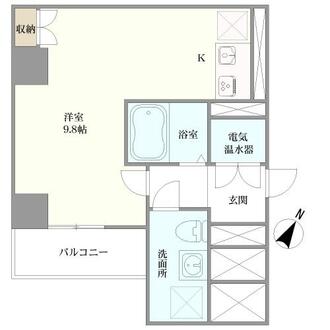 ローズハイツ日本橋浜町の間取図