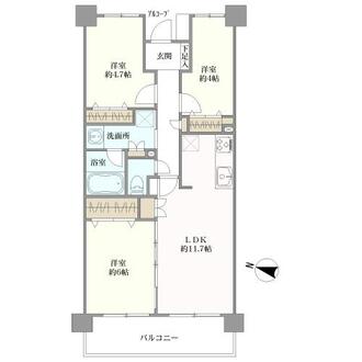 アルカサル川崎の間取図