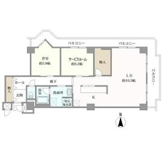 サニークレスト宝塚の間取図